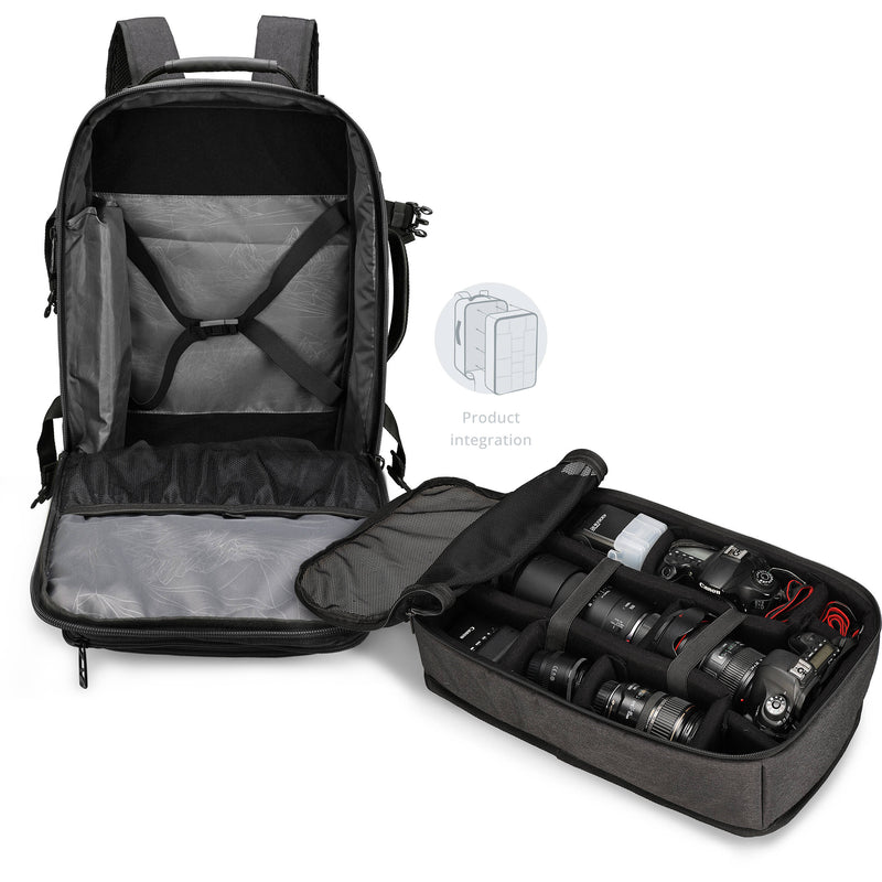 Swissdigital Berg Pro XL Camera Backpack (Black, 37L)