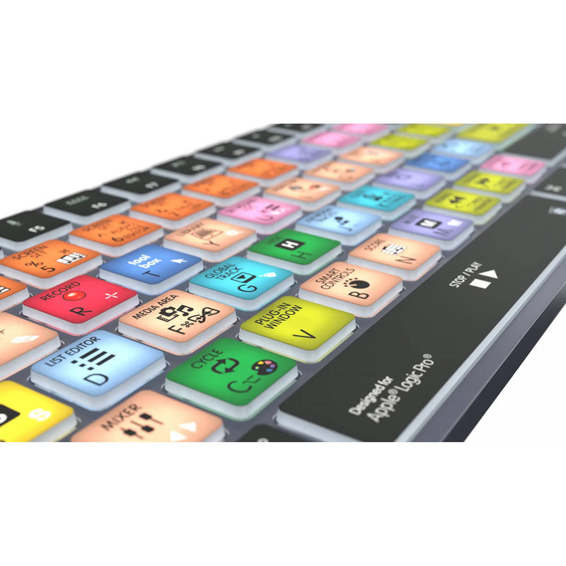 Logickeyboard TITAN Apple Logic Pro X Wireless Keyboard for Mac