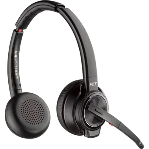 Poly Savi 8220 UC Wireless USB DECT Stereo Headset (Microsoft Teams Certified)