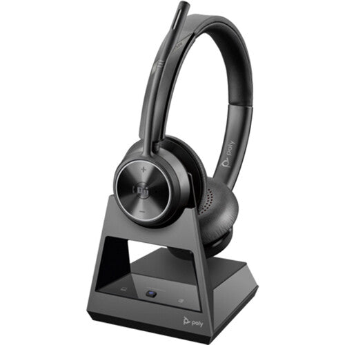 Poly Savi 7320 Office Wireless DECT Stereo Headset (Microsoft Teams Certified)
