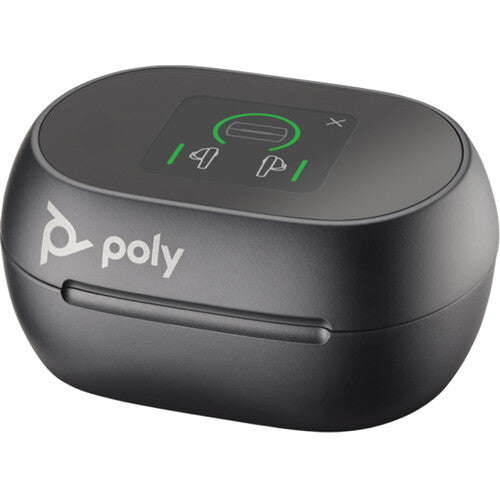 Poly Voyager Free 60+ UC Earbuds (Carbon Black, Microsoft Teams Certified)