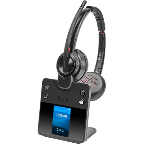 Poly Savi 8420 Office Wireless DECT Stereo Headset (Microsoft Teams Certified)