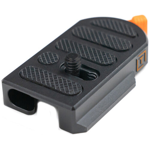 Tether Tools TetherGuard LeverLock Plate & TetherPro Dual Right-Angle USB-C Cable Kit (15', High-Visibility Orange)