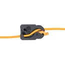 Tether Tools TetherGuard LeverLock Plate & TetherPro USB-C to Right-Angle USB-C Cable Kit (15', High-Visibility Orange)