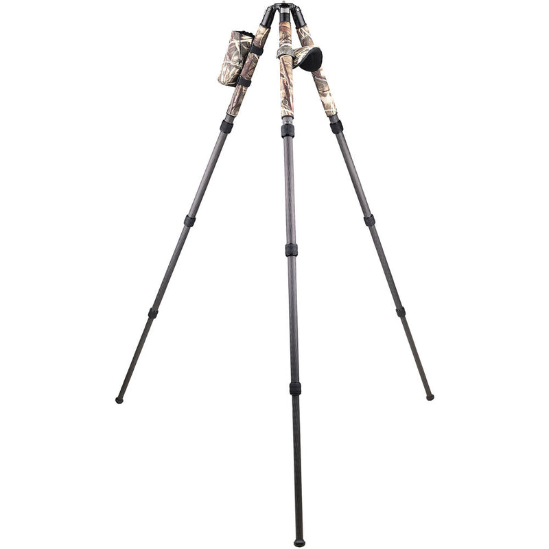 ARTCISE AS80CH Carbon Fiber Tripod with 65mm Bowl, Magic Arm, and Smartphone Holder (Camouflage)