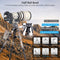 ARTCISE AS80CH Carbon Fiber Tripod with 65mm Bowl, Magic Arm, and Smartphone Holder (Camouflage)