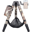 ARTCISE CS90CH Carbon Fiber Tripod with Smartphone Holder (Desert Yellow Camouflage)