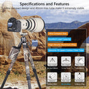 ARTCISE CS90CH Carbon Fiber Tripod with Smartphone Holder (Desert Yellow Camouflage)