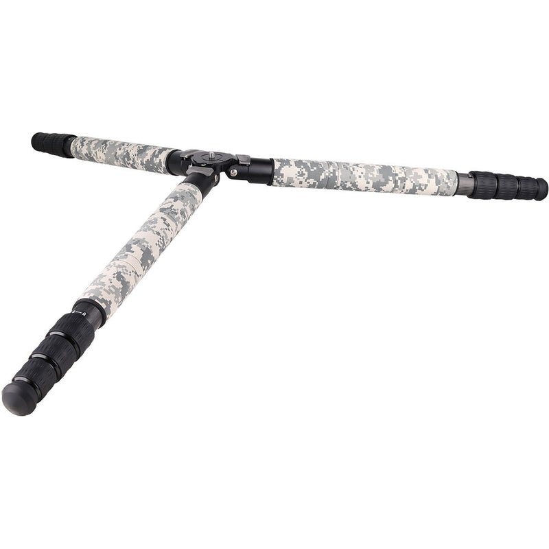 ARTCISE CS90CU Carbon Fiber Tripod with Smartphone Holder (Gray Camouflage)