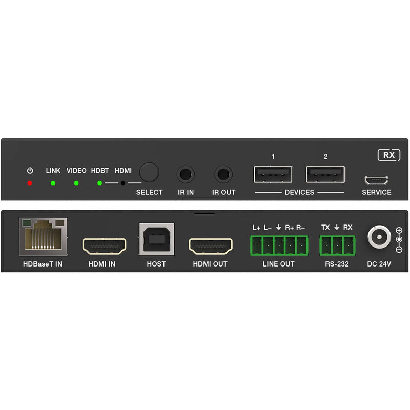 DVDO Seamless Presentation Switcher/Scaler/Extender Kit with USB-C & HDMI Inputs & Dante