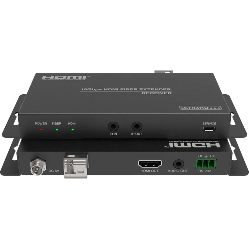 DVDO 4K60 HDMI 6.2 Mile Extender Over Optical Fiber (TX/RX)