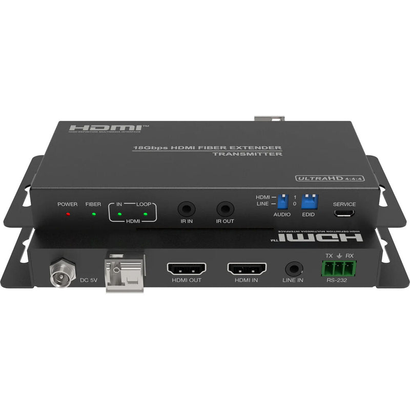 DVDO 4K60 HDMI 6.2 Mile Extender Over Optical Fiber (TX/RX)