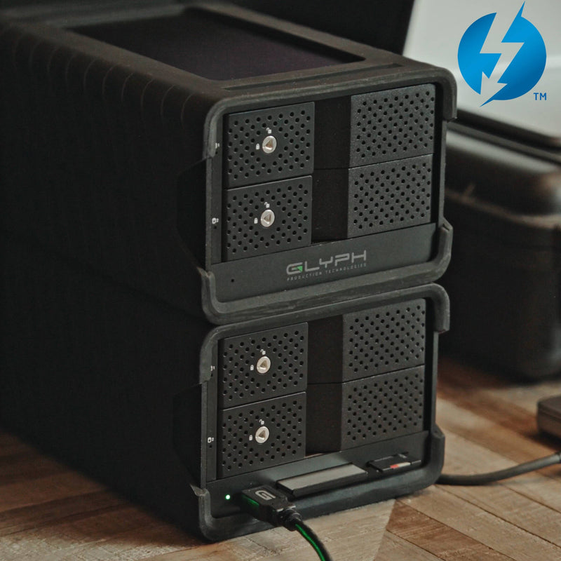 Glyph Technologies Blackbox PRO 48TB 2-Bay Thunderbolt 3 RAID Array with Hub (2 x 24TB)