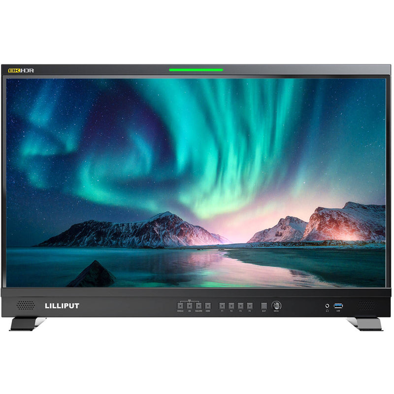 Lilliput Q28 28" 8K 12G-SDI Production Monitor with Carry Case (Gold Mount)