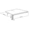 Mount-It! Large Base Floor Plate for MI-20300 Series Display Stand