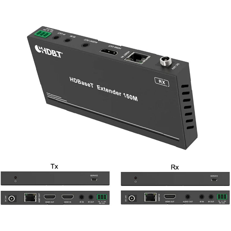 DVDO 4K60 HDMI Extender Over HDBaseT Tx/Rx Set (394')