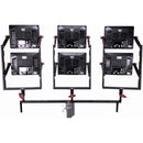 CineMilled Maxi-Mount Bar for 3 x amaran P60 Double Light Yokes