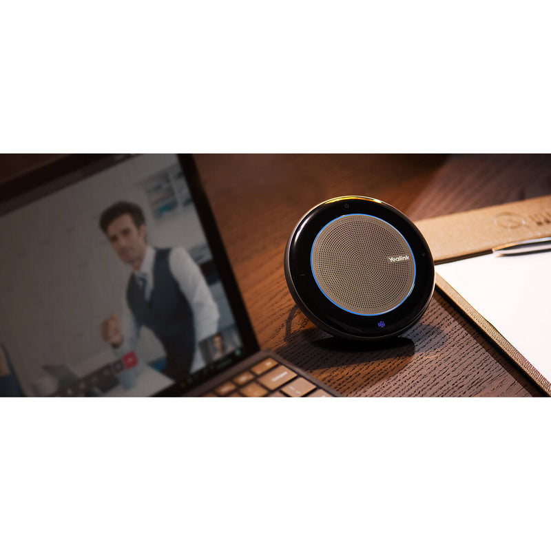 Yealink CP700-BT-UC Battery-Powered USB/Bluetooth Speakerphone for Computers and Smartphones (Unified Communications)