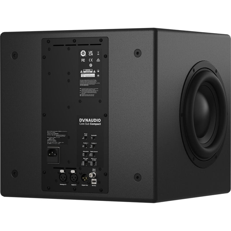 Dynaudio Acoustics Dual 9" Long-Throw Subwoofer -2 X 280W Amplification  (Dark Gray)