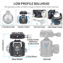 INNOREL GT324C Carbon Fiber Travel Tripod with N44 Ball Head