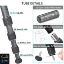 INNOREL GT324C Carbon Fiber Travel Tripod with N44 Ball Head