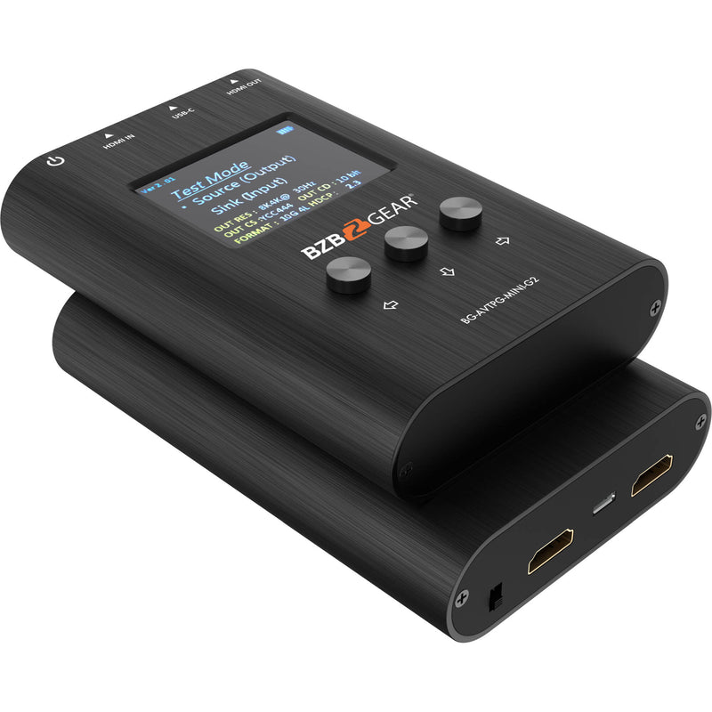 BZBGEAR HDMI 2.1 Portable Signal Test Generator and Analyzer