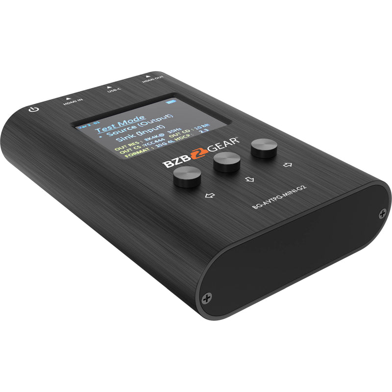 BZBGEAR HDMI 2.1 Portable Signal Test Generator and Analyzer