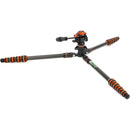 3 Legged Thing Punks 2.0 Brian Video Lava Tripod System (Black with Copper Accents)