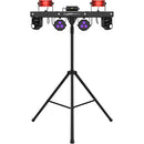 CHAUVET DJ GigBAR Move ILS 5-in-1 Lighting System with Moving Heads, Pars, Derbys, Strobe, and Laser Effects