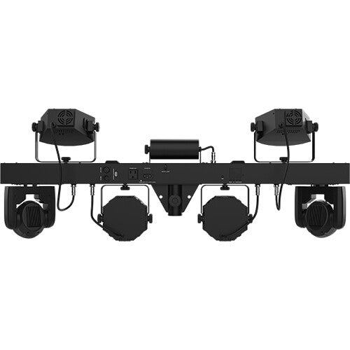CHAUVET DJ GigBAR Move ILS 5-in-1 Lighting System with Moving Heads, Pars, Derbys, Strobe, and Laser Effects