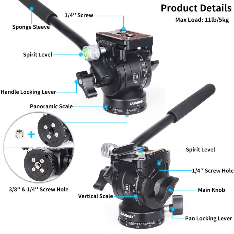 INNOREL F20 Mini Video Fluid Head