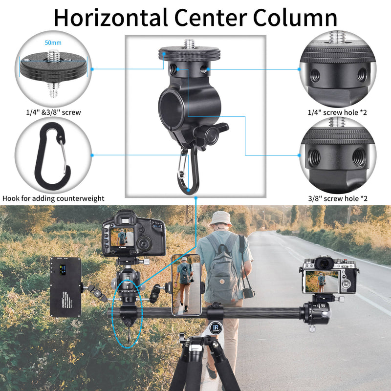 INNOREL HT284C Carbon Fiber Tripod with N44 Low-Profile Ball Head