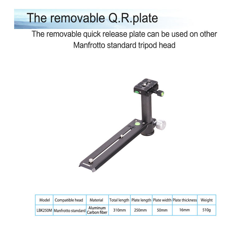 INNOREL LBK250M Manfrotto Standard Telephoto Lens Bracket (9.8")