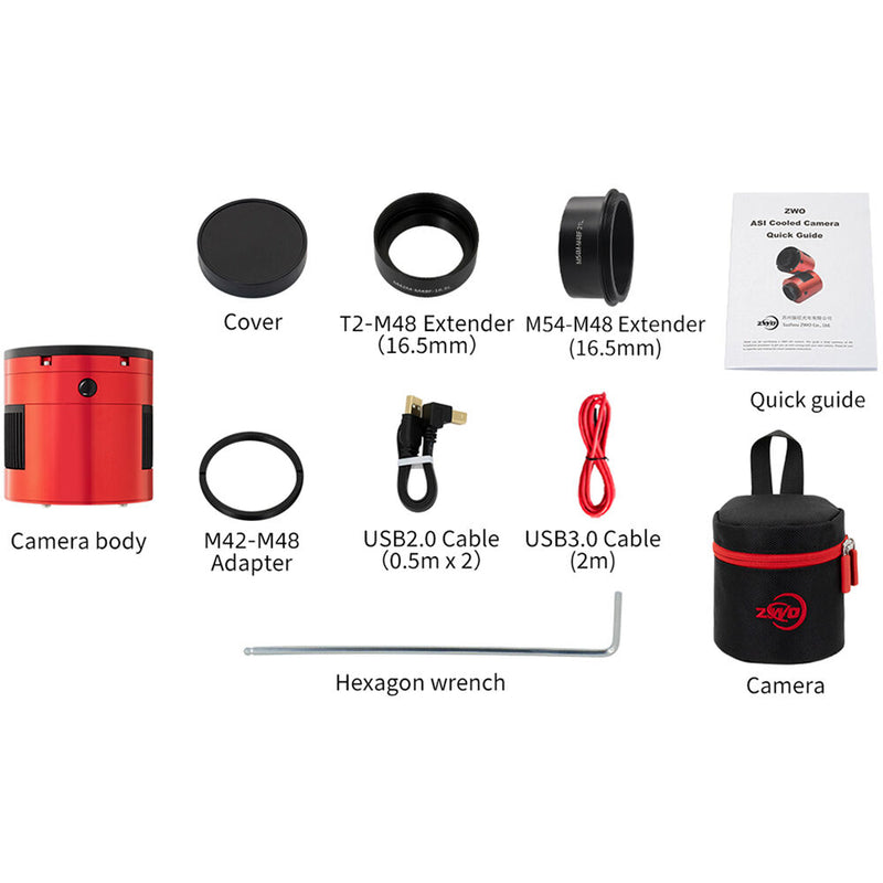 ZWO ASI2400MC Pro USB3.0 Cooled Color Astronomy Camera