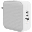 HYPER HyperJuice 70W 3-Port USB GaN Wall Charger (White)