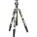 INNOREL RT85CG+N44 Carbon Fiber Tripod with Ball Head (Green Camouflage)