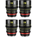 Meike Full-Frame Prime Cine 4-Lens Kit with Hard-Shell Case (L Mount)