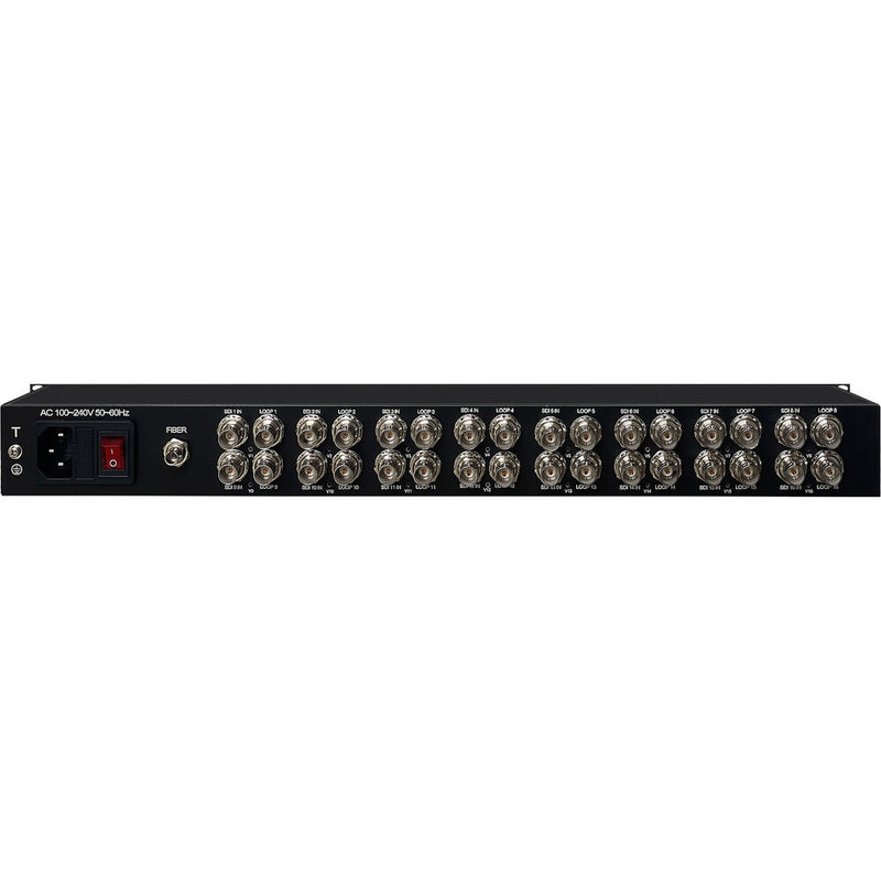 Thor 16-Channel 3G-/HD-/SD-SDI over Single Fiber Extender Set (1 RU)