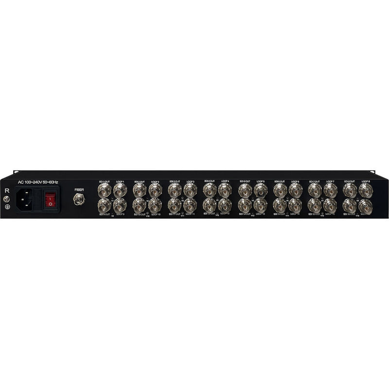 Thor 16-Channel 3G-/HD-/SD-SDI over Single Fiber Extender Set (1 RU)