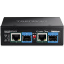 TRENDnet TI-BF22SFP 2-Port Gigabit SFP to RJ45 PoE++ Industrial Media Converter