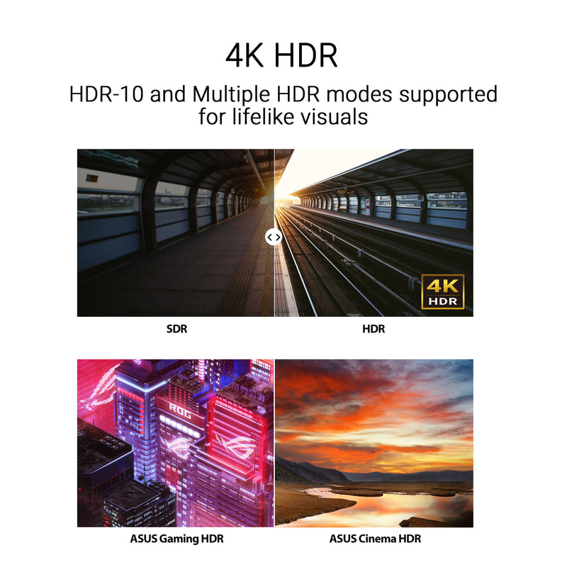 ASUS VY27UQ 27" 4K HDR Monitor (Black)