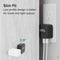 Plugable 40W Dual USB-C Wall Charger (Black)