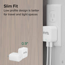 Plugable 40W Dual USB-C Wall Charger (White)