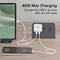 Plugable 40W Dual USB-C Wall Charger (White)