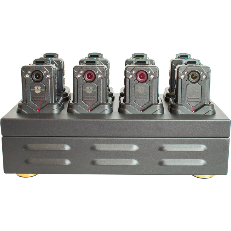 PatrolEyes Data Transfer Docking Station for Eight MAX & EDGE Police Body Cameras