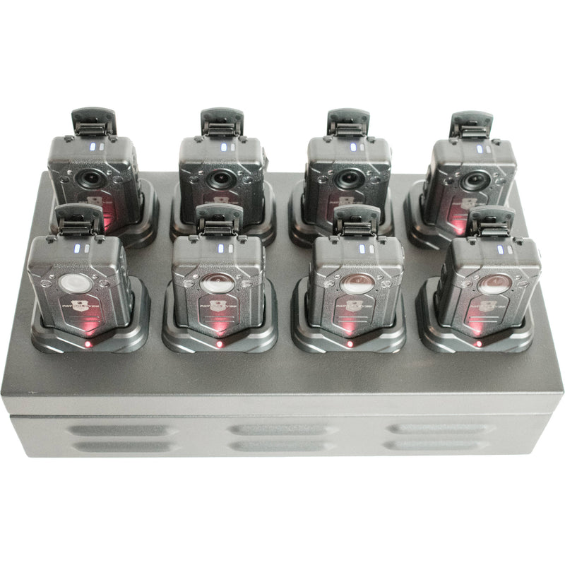 PatrolEyes Data Transfer Docking Station for Eight MAX & EDGE Police Body Cameras