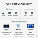 Plugable USB-C to USB-A 3.2 Gen 2 Male Cable (6.6')