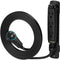 Maximm Cable 3-Outlet Power Extension Cord with 360&deg; Rotating Flat Plug (Black, 6')