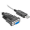 Rocstor USB-A Male to RS-232 / DB9 Serial Female Null Modem Adapter Cable (6')