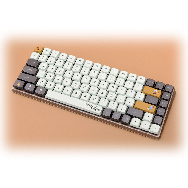 AZIO Cascade 75% Layout Slim Keycaps (Coffee Light)